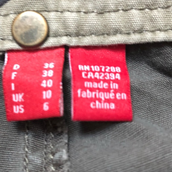 EDC by Esprit denim khaki cargo pants with interesting detail - Picture 7 of 7